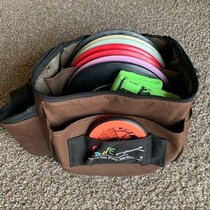 Disc golf bag and discs